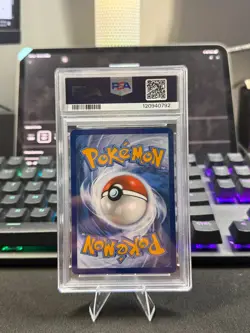 Pokemon TCG Scarlet and Violet Alakazam EX Full Art Sir 201/165 PSA 9 - Image 2