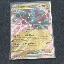 Pokemon TCG Salamence ex 114/159 Sv09: Journey Together Holo NM - Image 1