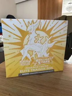 Pokemon Center exclusive Brilliant Stars Elite Trainer Box Etb new sealed - Image 1