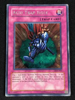 YUGIOH ACID TRAP HOLE DDS-005 SECRET MP - Image 1