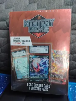 Mystery Gems POKEMON Booster Pack CGC Graded Card Included New - Image 1