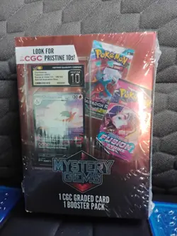 Mystery Gems POKEMON Booster Pack CGC Graded Card Included New - Image 2