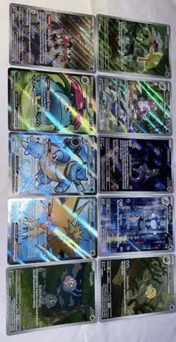 Pokemon Scarlet and Violet 151 Card Lot Of 10 Illustration Rares Full Arts NM - Image 3
