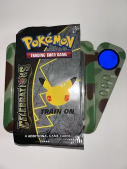 9.6g! Heavy Pokemon 25th Anniversary - Celebrations Booster Pack 4 Cards Sealed - Image 1