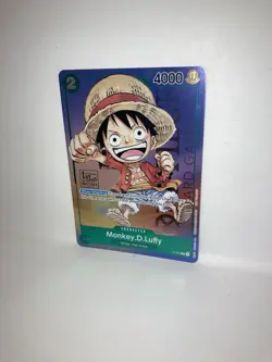 Monkey D Luffy P-037 1st Anniversary Tournament Promo Holo One Piece Card Englis - Image 2