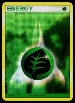 Pokemon Card - Grass Energy 2006-2007 League Promo Reverse Holo - Image 1