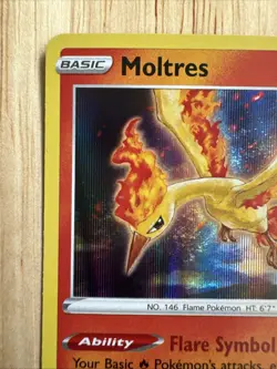 Moltres Holo Rare Pokemon Card Set 12/78 Pokemon Go - Image 2