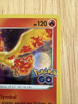 Moltres Holo Rare Pokemon Card Set 12/78 Pokemon Go - Image 3