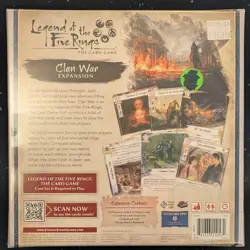 Legend of the Five Rings (LCG) Clan War Expansion (Sealed) - Image 4