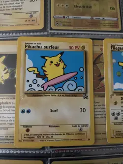 Flying And Surfing Pikachu promo Cards Lot Of 2 - Image 2