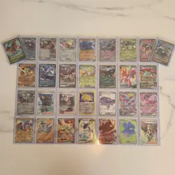 Lot of 34 Pokemon Cards EX, Full Art, Promo, Shiny, Rare - All Near Mint TCG - Image 2