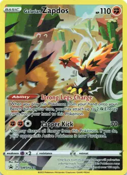 Galarian Zapdos SWSH283 SWSH: Sword & Shield Promo Cards Holo - Image 1