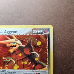 Team Magma's Aggron 7/95 Pokemon EX Team Magma vs Team Aqua Holo Rare Card - LP - Image 3