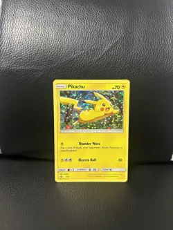 2017 Pokemon Pikachu TCG Holo Card McDonald's Promo 5/12 - Image 1