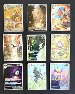 Pokemon TCG Gold Star Illustration Rare/IR 9 Card Lot NO RESERVE! - Image 1