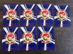 Pokemon card old back Japanese set of 5 Rare Primeape Tentacruel Magmar - Image 4