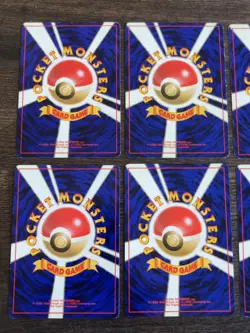 Pokemon card old back Japanese set of 5 Rare Primeape Tentacruel Magmar - Image 5