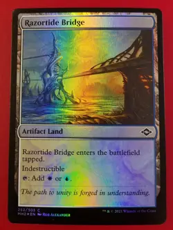 1x Razortide Bridge | FOIL | Modern Horizons 2 | MTG Magic Cards - Image 1