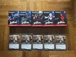 MAGIC THE GATHERING NYCC 2025 SPIDER-MAN WELCOME DECK SET + 5 PROMO CARDS - Image 1