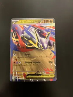 Mega Latias ex #100/132 Mega Evolution Double Rare Pokemon TCG Card - NM/Mint - Image 2