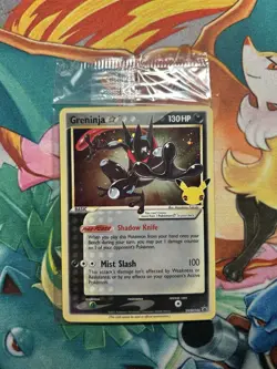 SEALED Greninja Gold Star SWSH144 Sword & Shield Promo Card Holo NM Condition 2 - Image 1