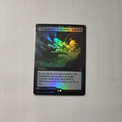 FOIL AGADEEM'S AWAKENING (EXTENDED ART) Zendikar Rising ZNR Magic MTG MINT CARD - Image 1
