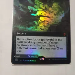 FOIL AGADEEM'S AWAKENING (EXTENDED ART) Zendikar Rising ZNR Magic MTG MINT CARD - Image 3