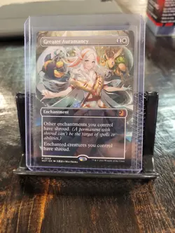 Greater Auramancy (Anime Borderless) Wilds of Eldraine: Enchanting Tales Regular - Image 1