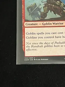 Goblin Warchief #130 Magic the Gathering Dominaria - Image 5