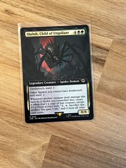 Shelob, Child of Ungoliant Lord of the Rings MTG Magic Rare Full Art 0374 - Image 1