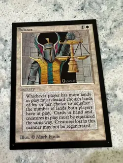 Balance - Collectors Edition Intl - CE - NM - MTG - Magic: The Gathering - Image 1