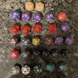 Magic the Gathering - Lot of 29 Oversized Spindown Life Counters - Image 1