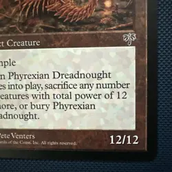 MTG Magic the Gathering Phyrexian Dreadnought 1996 English - Image 4