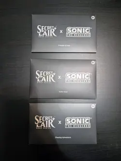 Magic The Gathering Secret Lair x Sonic the Hedgehog Non Foil Bundle SEALED - Image 1