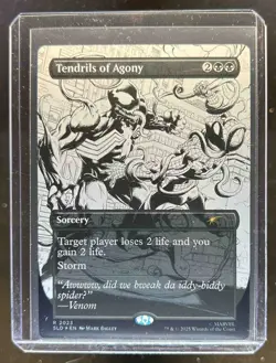 2025 Magic The Gathering Marvel Spider-Man Tendrils Of Agony Foil #2023 - Image 1