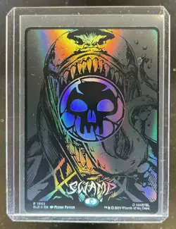 2025 Magic The Gathering Marvel Spider-Man Venom Swamp Pedro Potier Foil #1952 - Image 1