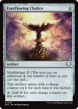 Everflowing Chalice #137 | NM | Edge of Eternities Commander EOC Magic MTG - Image 1
