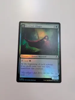 MTG - Scorned Villager (Foil) - Innistrad Remastered NM/M Condition - Image 1