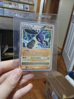 Lucario Lv. X LP DP12 Diamond and Pearl Promo Pokemon TCG Rare Holo Light Play - Image 1