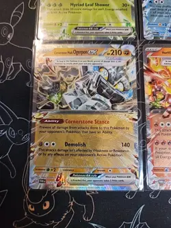 Ogerpon Mask Set Twilight Masquerade All Double Rare Ex Pokemon Tcg (4 Cards) - Image 4