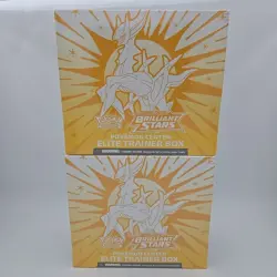 Brilliant Stars Pokemon Center Elite Trainer Box ETB Factory Sealed (x2) - Image 1