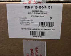 Pokemon TCG Mega Evolution ME01 ETB Elite Trainer Box Factory Sealed Case - Image 4