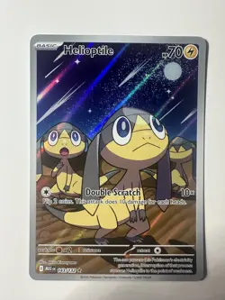 Helioptile 143/132 Pokemon TCG: Mega Evolution Illustration Rare Near Mint (NM) - Image 1