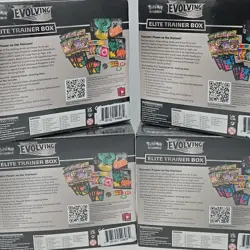 Pokemon TCG: Sword & Shield Evolving Skies Elite Trainer Box Factory Sealed (x4) - Image 4