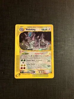 Nidoking Crystal 150/147 Holo - Pokemon Aquapolis WOTC - Eng - Carta Pokemon - Image 1