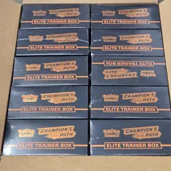 Champion's Path Elite Trainer Box Case Sealed - 10x Sealed ETB SWSH3.5 Pokemon - Image 3