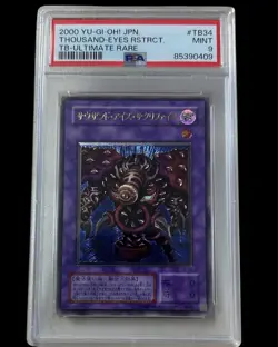 Yu-Gi-Oh THOUSAND-EYES RESTRICT Ultimate Rare PSA9 Japanese - Image 1