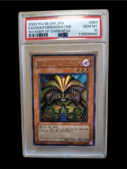 Yu-Gi-Oh EXODIA THE FORBIDDEN ONE PSA10 307-057 ULTIMATE RARE Japanese - Image 1