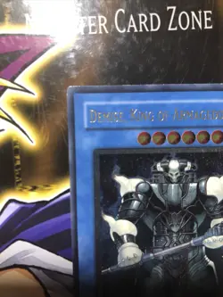 Yugioh LP 1st Ed Demise, King of Armageddon - Ultimate Rare - SOI-EN035 - Image 3
