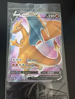 POKEMON CHARIZARD V CHAMPIONS PATH FULL ART ETB PROMO CARD 2020 SEALED - Image 1
